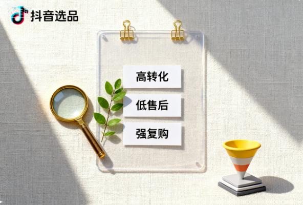 抖音开店选品核心逻辑：选对货，让流量自动变现