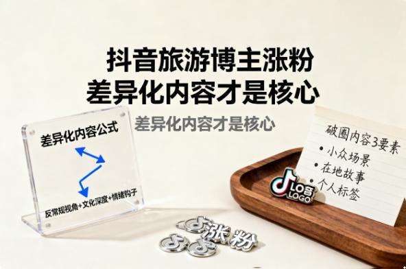 抖音旅游博主涨粉不靠打卡：差异化内容才是破圈关键