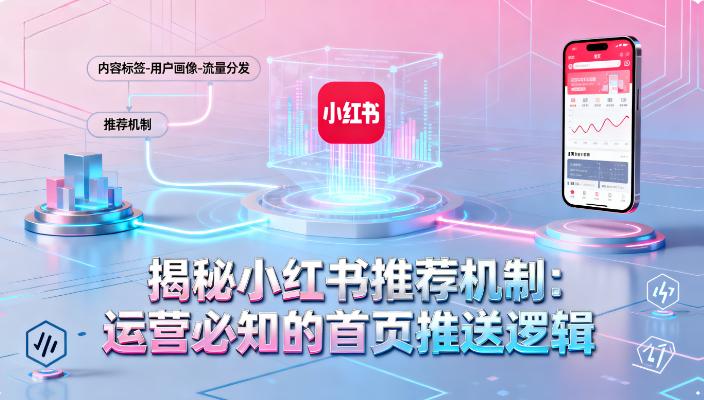 揭秘小红书推荐机制：运营必知的首页推送逻辑