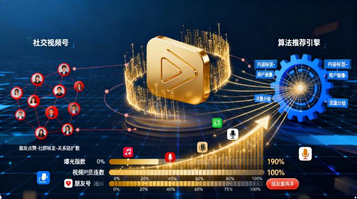视频号流量推送机制揭秘：如何借力社交+算法双引擎，引爆内容曝光？