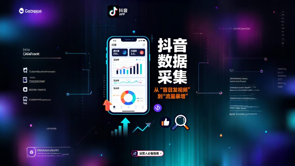 抖音数据采集：从 “盲目发视频” 到 “流量暴增”，运营必看的实操指南