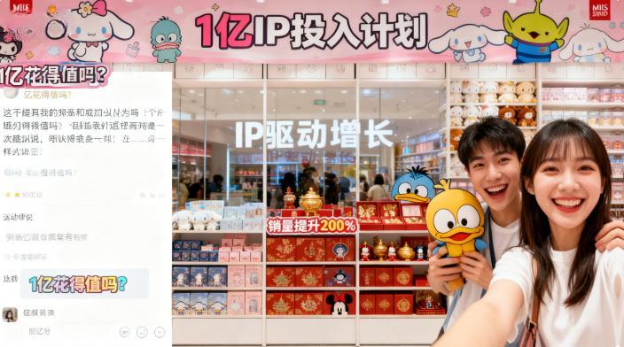 名创优品要豪掷1亿“浪费”在IP上？