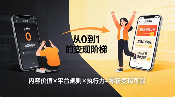 抖音零粉丝起步，真能赚钱吗？