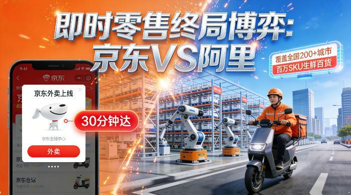 淘宝京东年底动真格的了！京东外卖上线、饿了么更名，万亿即时零售的终局博弈开始了