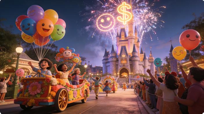 迪士尼乐园的盈利密码：藏在“快乐”里的情感经济学